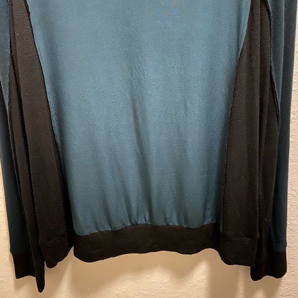 Bailey 44 Wordsworth Silk Mixed Media Color Block Sweater Size M - Picture 5 of 9